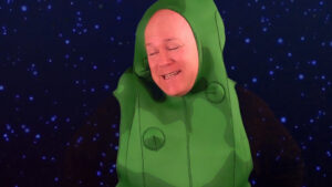 Koolickle Man saying goodbye