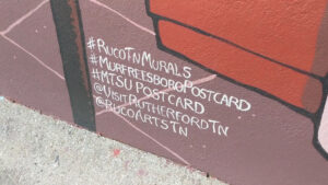 #RuCoTNMurals #MurfreesboroPostcard #MTSUPostcard @VisitRutherfordTN @RuCoArtsTN