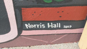Norris Hall artist signature