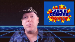 neil dandy with super powers collection logo