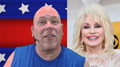neil dandy with picture of dolly parton