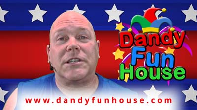 neil dandy with dandy fun house logo