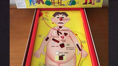 original game board for OPERATION