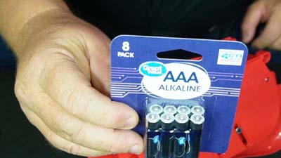package of AAA batteries