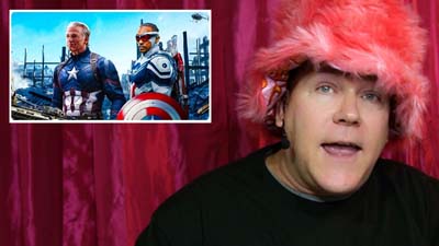 neil dandy with captain america graphic