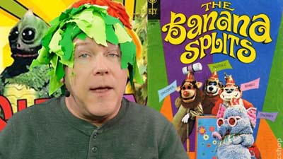 neil dandy with picture of the banana splits