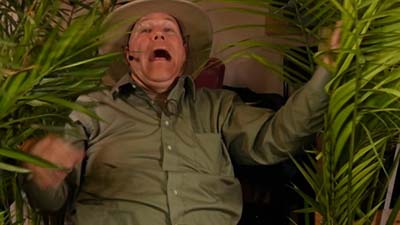 neil dandy emerging from the jungle