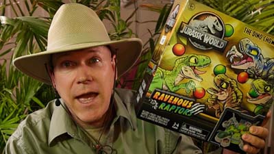 neil dandy with ravenous raptors game box