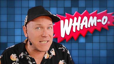 neil dandy with the wham-o logo