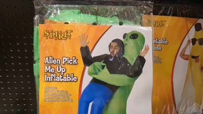 alien abduction inflatable costume