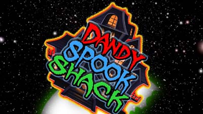 dandy spook shack logo in space