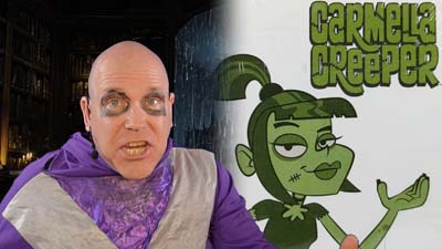 necro neil dandy next to image of carmella creeper