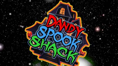 dandy spook shack logo in space