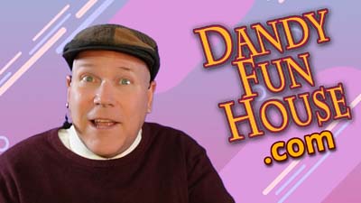 neil dandy with the dandyfunhouse.com logo
