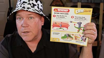 neil dandy holding cownado instructions