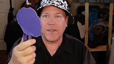 neil dandy holding cownado whack paddle