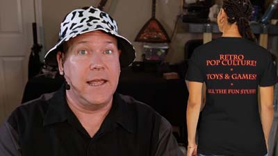 neil dandy with picture of back of dandy fun house t-shirt