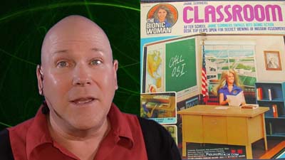 neil dandy with bionic woman classroom playset