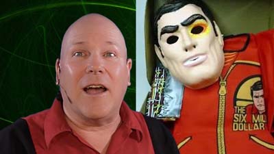 neil dandy with six million dollar man halloween costume