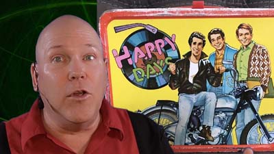 neil dandy with happy days lunchbox