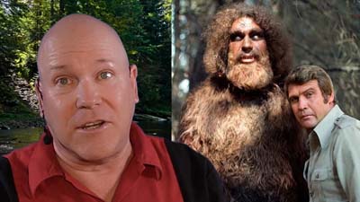 neil dandy with picture of andre the giant as bigfoot