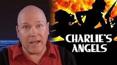 neil dandy with picture of charlie's angels logo