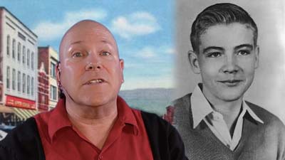 neil dandy with a picture of a teen lee majors