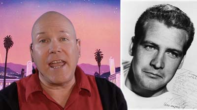neil dandy with 1960s headshot of lee majors