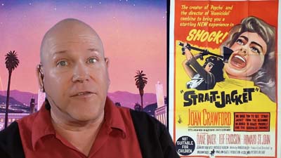 neil dandy with straightjacket movie promotional poster