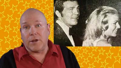neil dandy with 1960s picture of lee majors and farrah fawcett
