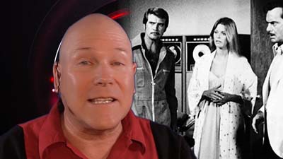neil dandy with picture of lee majors as the six million dollar man with lindsay wagner as the bionic woman