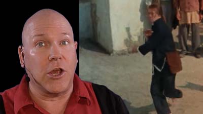 neil dandy with picture of david carradine in kung fu